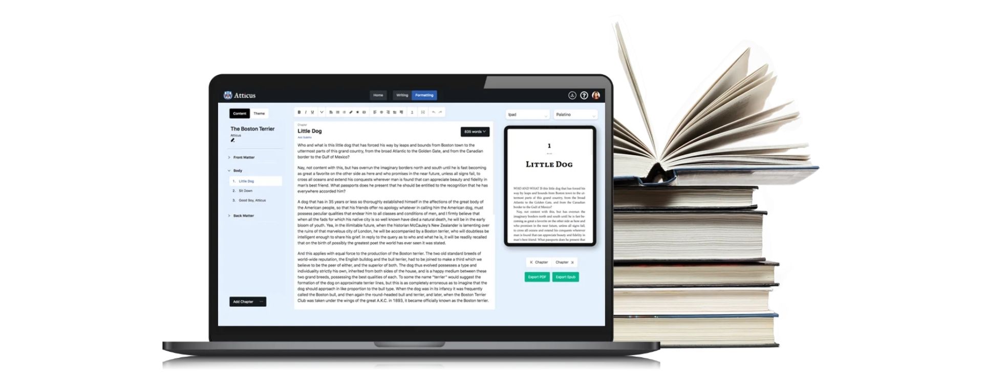 Best Book Formatting Software - Atticus